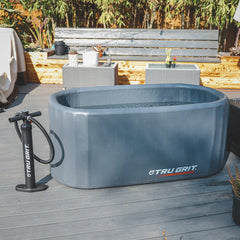 Penguin Chillers Tru Grit Inflatable Tub & Cold Therapy Chiller