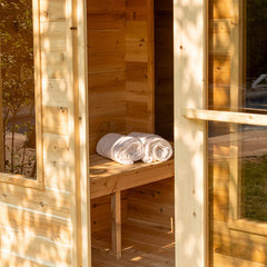 Dundalk Leisurecraft CT Georgian Cabin Sauna with Changeroom CTC88CW