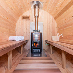 Dundalk Leisurecraft CT Tranquility Barrel Sauna CTC2345W