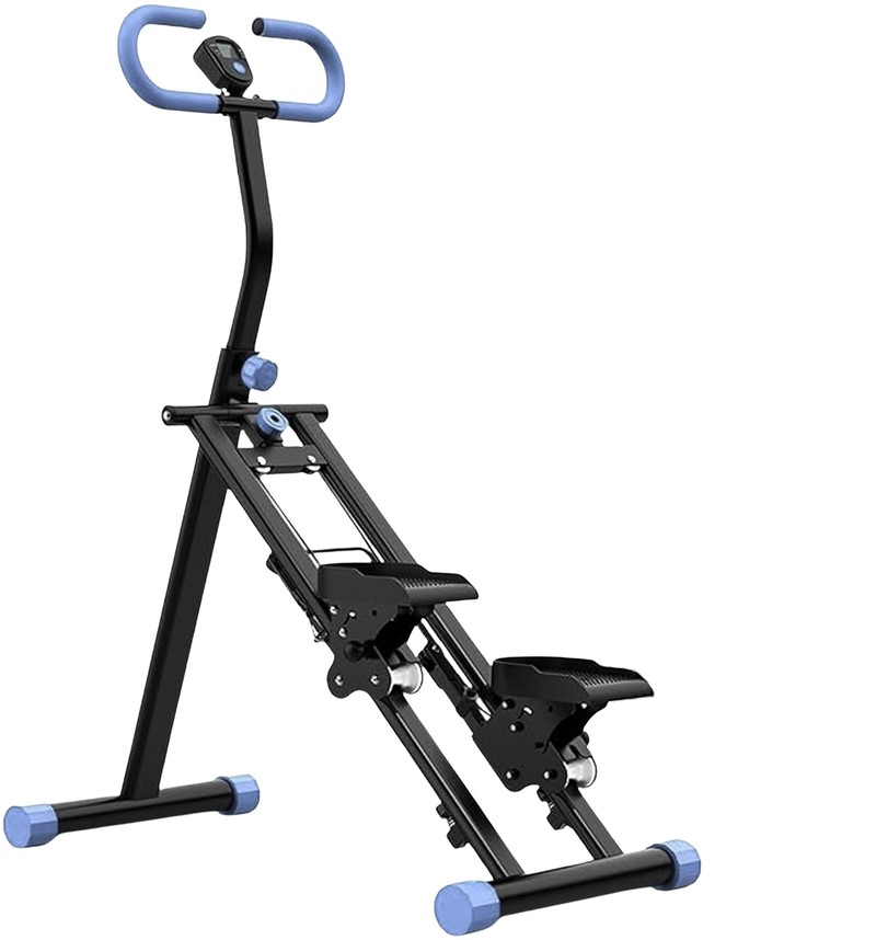 Foldable Stair Stepper – Vertical Climber Full Body Exercise Machine with LCD Monitor