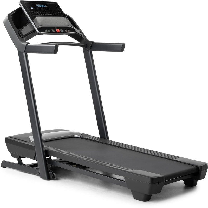Folding Treadmill for Walking and Running – LCD Display, Incline Control, and Shock Absorbing Deck