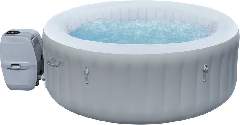 Inflatable Outdoor Hot Tub Spa for 4–6 People – Smart AirJet System with Insulated Energy-Efficient Cover